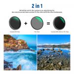Фильтр Neewer 2-in-1 Combination Variable ND & CPL Filter 66601419 - фото 2