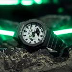 Часы Casio G-Shock Analog-Digital 2100 Series, арт. GA-2100HD-8AP, серый - фото 11