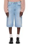 Acne Studios Синие свободные джинсовые шорты - фото