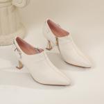 Туфли женские на высоком каблуке Vedullar, бежевый - фото 15