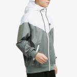 Nike Куртка WINDRUNNER мужская серая белая, Gray White - фото 7