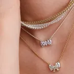 Pandora Позолоченное ожерелье Women's Gold - фото 8