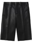 Кожаные шорты Helmut Lang, черный - фото