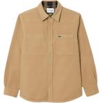 Мужская рубашка цвета LACOSTE, хаки - фото