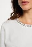 Джемпер Morgan WITH RHINESTONES, Blanc/White - фото 4