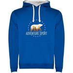 Худи Kruskis Adventure Sport Bicolor, синий - фото