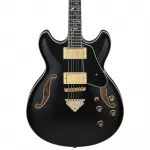 Ibanez AS93SP AS Artcore Expressionist Полуакустическая гитара - Черная - фото