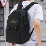 Оксфордский рюкзак унисекс красно-белый XTEP, модный черный - фото 11