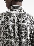 Dolce & Gabbana рубашка Martini с принтом Majolica, черный - фото 5