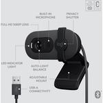 Веб-камера Logitech Brio 105 1080p Full HD Webcam (Graphite) 960-001579 - фото 6