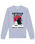 Толстовка Watapparel Catzilla, светло-синий - фото