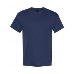 Футболка Hanes Perfect-T Triblend, цвет Solid Navy Triblend - фото