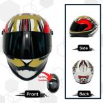 Шлем мотоциклетный PUMEXFE Cat, красный - фото