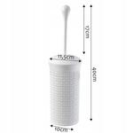 Щетка для унитаза Kadax, белый - фото 4