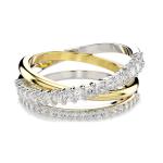 Кольцо Hyperbola Swarovski, серебряный - фото 4