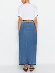 Макси юбка Trendyol, Blue denim - фото 8