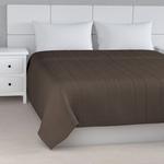 Покрывало с полосатой стежкой Dekoria, коричневый - фото 3