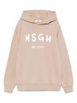 Толстовка с логотипом MSGM Kids, нейтральный - фото