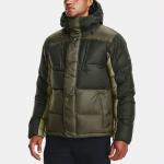 Куртка coldgear infrared down blocked jacket 'black olive' Under Armour, зеленый - фото 4