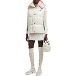 Пуховик с капюшоном Luzule Moncler, белый - фото 2