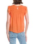 Блузка Nanette Lepore Nanette Nanette Lepore, оранжевый - фото 2