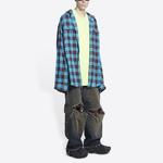 Мужская рубашка Balenciaga, синий - фото 3