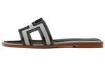 Сандалии HERMES Oran Slide Slippers Women's Black - фото