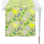 Скатерть 3807 Apelt, зеленый - фото