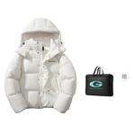 GOLFCROSS Пуховик унисекс, White - фото 3