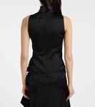 Топ с декоративными элементами McQueen, Black - фото 5