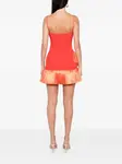 Мини-платье с бахромой David Koma, оранжевый - фото 4