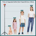 Apexel APL-D10 Multifunctional Selfie Stick (5') APL-D10 - фото 3