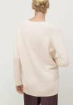 Джемпер Mango V-NECK SWEATER, Off-White - фото