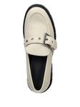 Кожаные мокасины HUGO, белый - фото 4