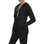 Толстовка DKNY Two Tone Logo Drawcord full zip, черный - фото 3