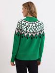 Свитер Karla в стиле Fair Isle Phase Eight, Green - фото 2