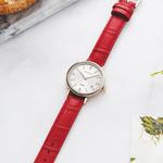 Часы CASIO Quartz Waterproof SHEEN Sapphire Crystal Red Analog, красный - фото 2