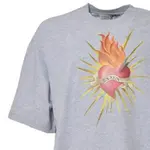 Принтованная оверсайз футболка Lanvin, серая - фото 3