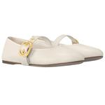 LOUIS VUITTON Туфли Romy Flat Mary Jane женские белые - фото 4