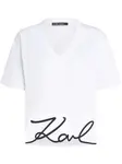 Футболка Signature KARL LAGERFELD, белый - фото