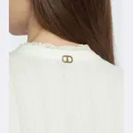 Блуза свободного кроя Twin-Set, белый - фото 3