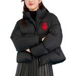 Пуховик унисекс черный Mlb - фото 4