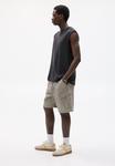 Шорты BERMUDA PULL&BEAR, серый - фото 5