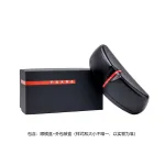 PRADA Квадратные очки для мужчин, Matte Black/Silver - фото 3