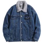 Джинсовая куртка унисекс Jeep, темно-синий - фото 2