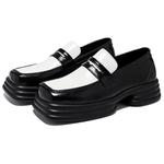 WEISHIBANGWEI Лоферы мужские черные - фото