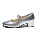 Туфли Мэри Джейн женские Zhr, бежевый - фото 5