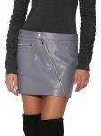 Кожаная мини-юбка Gavriel Walter Baker, цвет Granite - фото 4