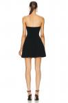 Мини-платье без бретелек Grace Norma Kamali, черный - фото 3