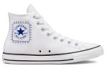 Кеды Converse Chuck Taylor All Star High Top Retro Sports Skateboarding Shoes White Blue - фото 2